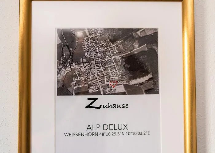 Alp Deluxe - Sauna, Kamin & Parkplatz Lägenhet Weißenhorn